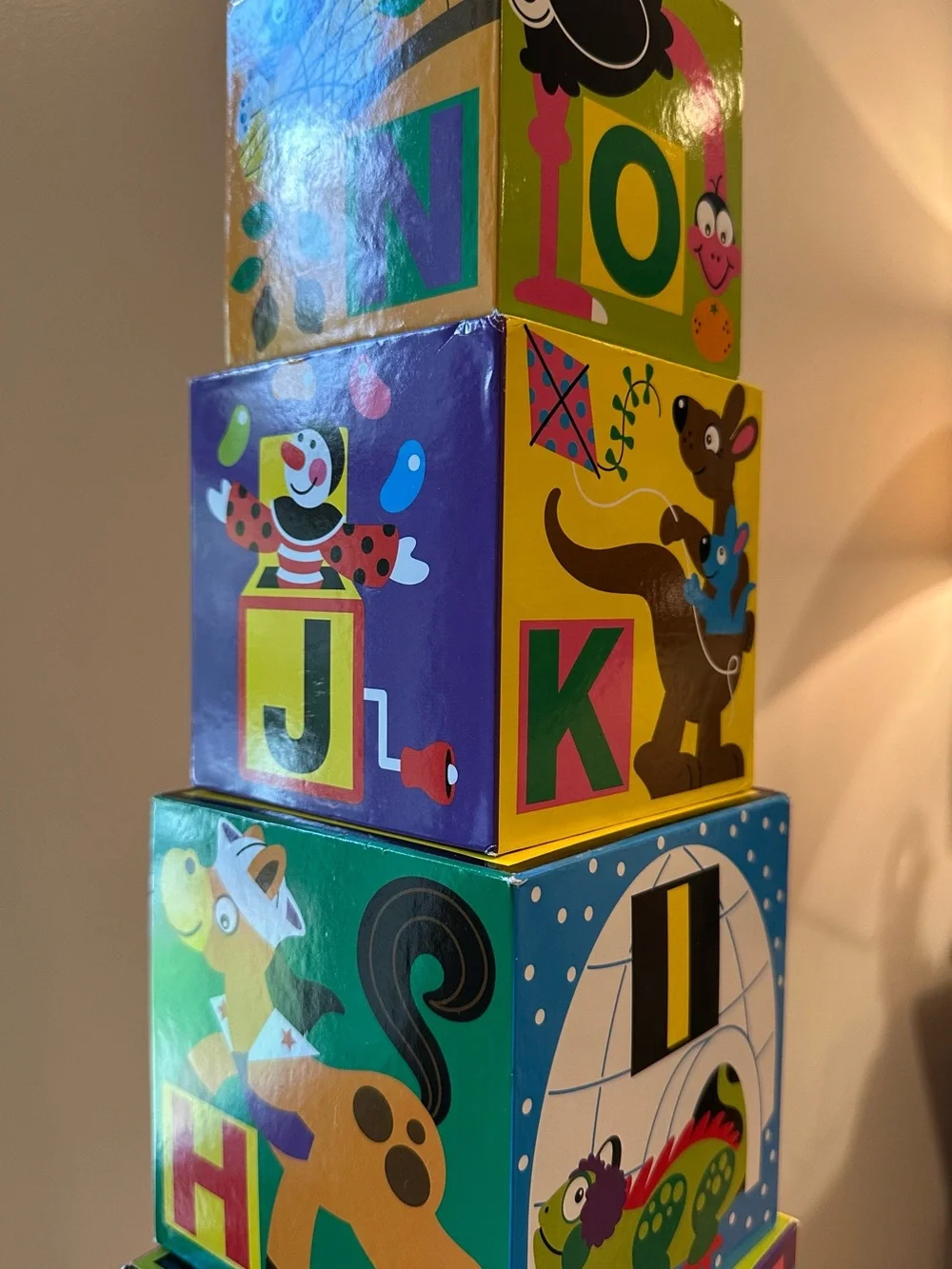 Melissa & Doug • heavyweight board stacking and nesting blocks • 3 feet tall